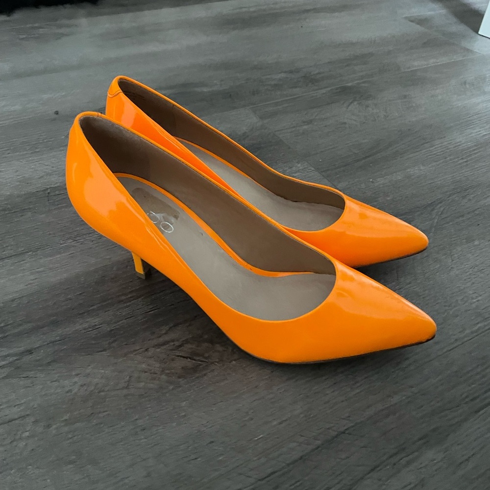 Orange Aldo Heels